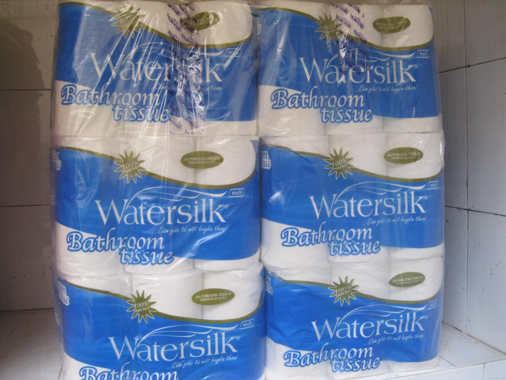 Giấy vệ sinh Watersilk (12 cuộn dây)