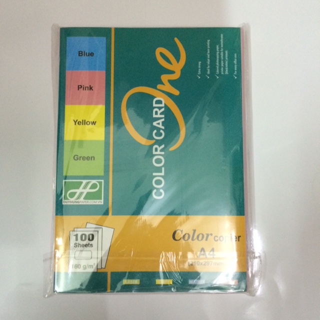 bìa ngoại color card one