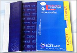 GIẤY THAN KOKUSAI 2528 100 TỜ MÀU XANH