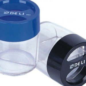 Hộp đựng ghim nam châm Deli tròn